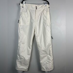 Rawik Womens White Snow Ski Pants Sz L insulated